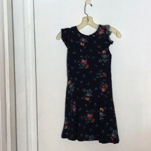 Navy floral dress